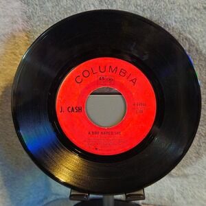 JOHNNY CASH J Cash A Boy Named Sue 45RPM Pitman Columbia 4-44944 Sleeve